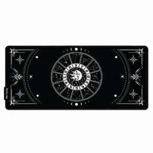 Celestial Zodiac Black Extended Gaming Mouse Pad 900×400mm