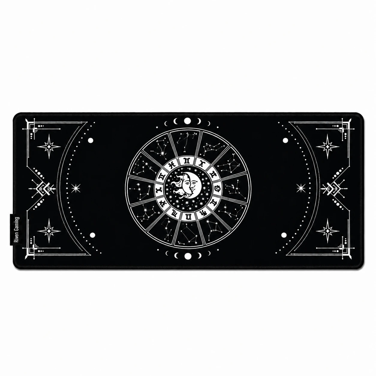 Celestial Zodiac Black Extended Gaming Mouse Pad 900×400mm