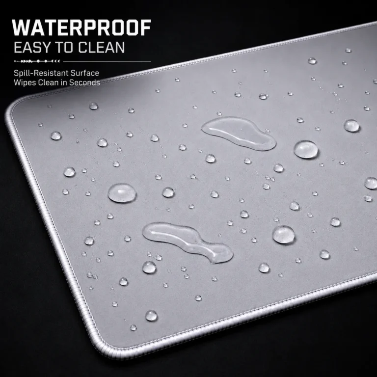 Republic of Gamers (ROG) Inspired White Extended Gaming Mouse Pad 900×400mm | Smooth Surface, Waterproof & Anti-Slip