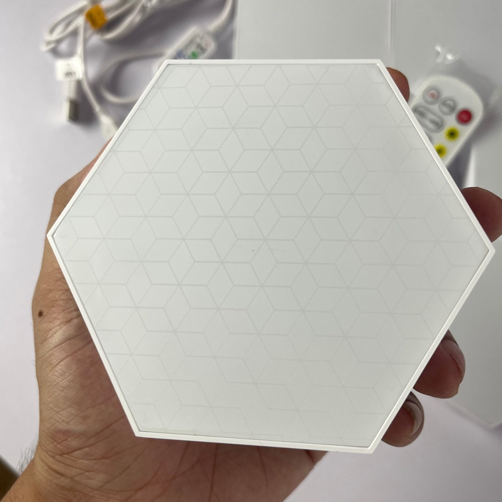 Smart Hexagon RGB LED Wall Light Panels with App & Remote Control
